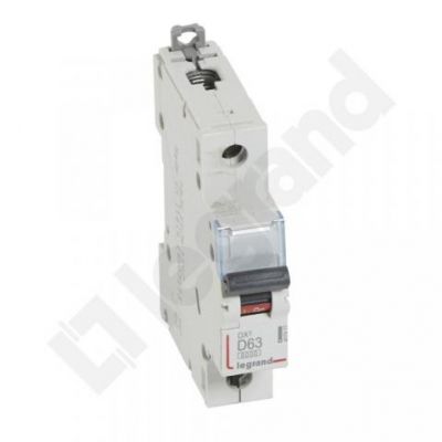 Wyłącznik Nadprądowy S 301 1P D63A 6kA DX3 407977 LEGRAND (407977)