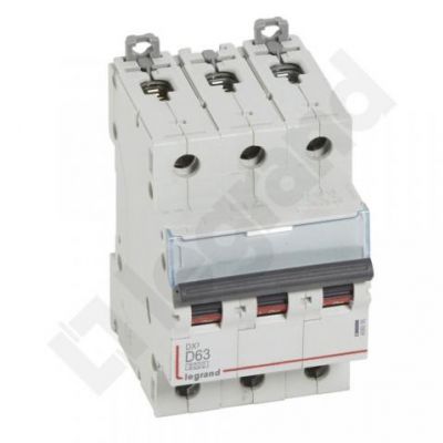 Wyłącznik Nadprądowy S 303 3P D63A 6kA DX3 408095 LEGRAND (408095)