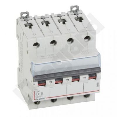 Wyłącznik Nadprądowy S 304 4P D16A 6kA DX3 408147 LEGRAND (408147)