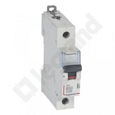 Wyłącznik Nadprądowy S 311 1P B50A 10000A DX3 408877 LEGRAND (408877)