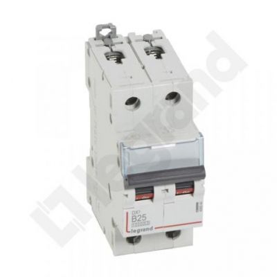 Wyłącznik Nadprądowy S 312 2P B25A 10000A DX3 408944 LEGRAND (408944)