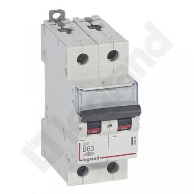 Wyłącznik Nadprądowy S 312 2P B63A 10000A DX3 408948 LEGRAND (408948)