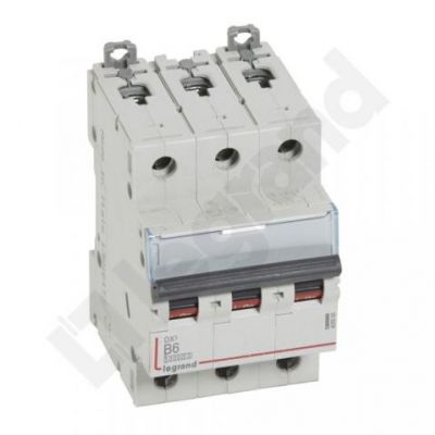 Wyłącznik Nadprądowy S 313 3P B6A 10000A DX3 408988 LEGRAND (408988)