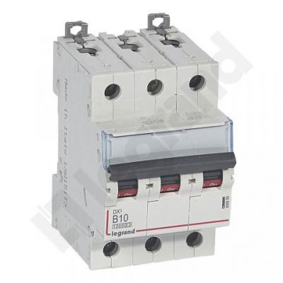 Wyłącznik Nadprądowy S 313 3P B10A 10000A DX3 408989 LEGRAND (408989)