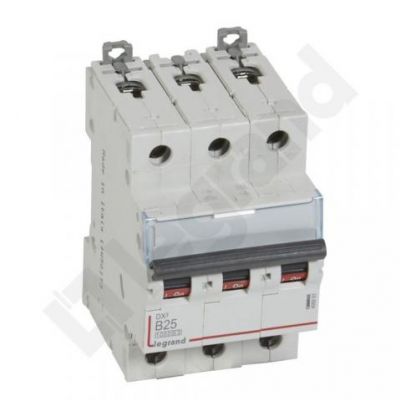 Wyłącznik Nadprądowy S 313 3P B25A 10000A DX3 408993 LEGRAND (408993)