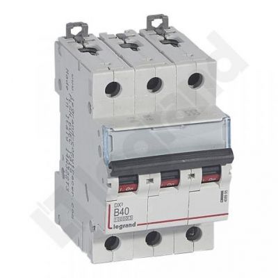 Wyłącznik Nadprądowy S 313 3P B40A 10000A DX3 408995 LEGRAND (408995)