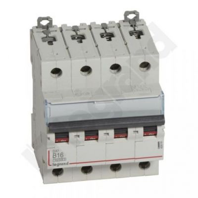 Wyłącznik Nadprądowy S 314 4P B16A 10000A DX3 409065 LEGRAND (409065)