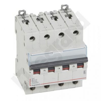 Wyłącznik Nadprądowy S 314 4P B32A 10000A DX3 409068 LEGRAND (409068)