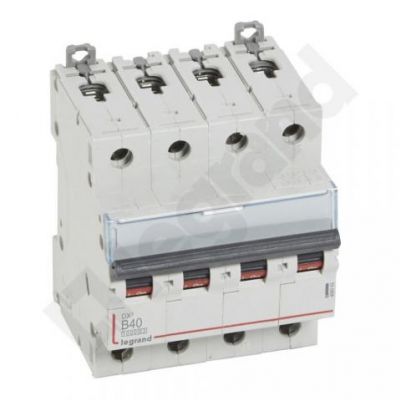 Wyłącznik Nadprądowy S 314 4P B40A 10000A DX3 409069 LEGRAND (409069)