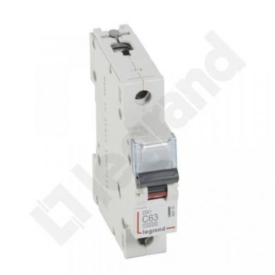 Wyłącznik Nadprądowy S 311 1P C63A 10000A DX3 409120 LEGRAND (409120)