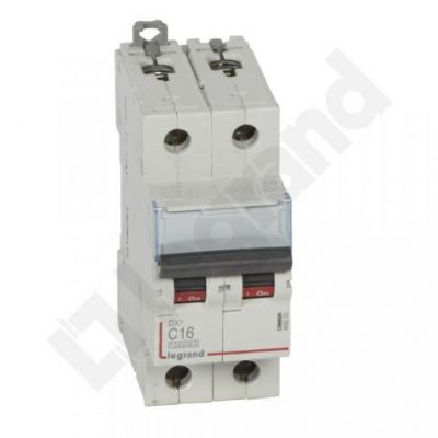 Wyłącznik Nadprądowy S 312 2P C16A 10000A DX3 409202 LEGRAND (409202)