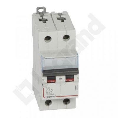 Wyłącznik Nadprądowy S 312 2P C32A 10000A DX3 409205 LEGRAND (409205)