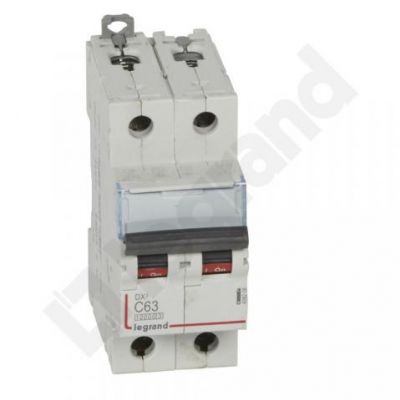 Wyłącznik Nadprądowy S 312 2P C63A 10000A DX3 409208 LEGRAND (409208)