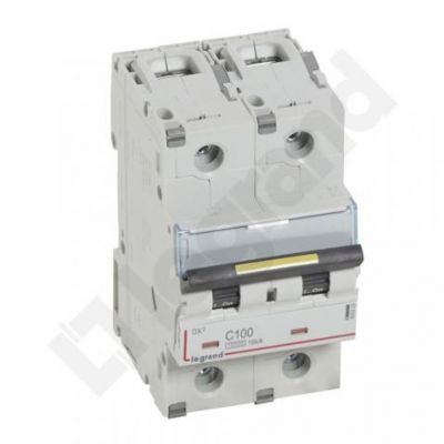 DX3 16 Ka Wyłącznik Dwubiegunowy 100A 409229 LEGRAND (409229)