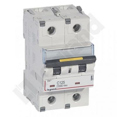 DX3 16 Ka Wyłącznik Dwubiegunowy 125A 409230 LEGRAND (409230)
