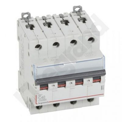 Wyłącznik Nadprądowy S 314 4P C40A 10000A DX3 409340 LEGRAND (409340)