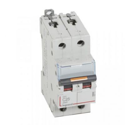 Wyłącznik Nadpradowy 2P C25A 25Ka S322 DX3 409770 LEGRAND (409770)