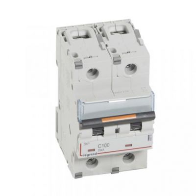 Wyłącznik Nadprądowy S322 C100 2P 100A 25Ka DX3 409776 LEGRAND (409776)