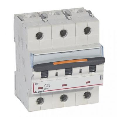 Wyłącznik Nadprądowy S323 C63 3P 63A 25Ka DX3 409787 LEGRAND (409787)
