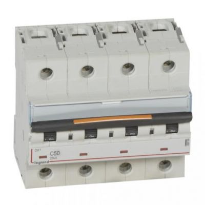 Wyłącznik Nadprądowy S324 C50 4P 50A 25Ka DX3 409799 LEGRAND (409799)
