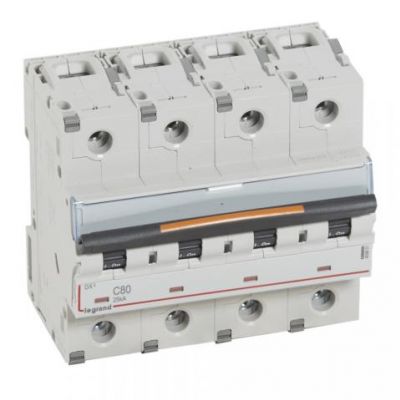Wyłącznik Nadprądowy S324 C80 4P 80A 25Ka DX3 409801 LEGRAND (409801)