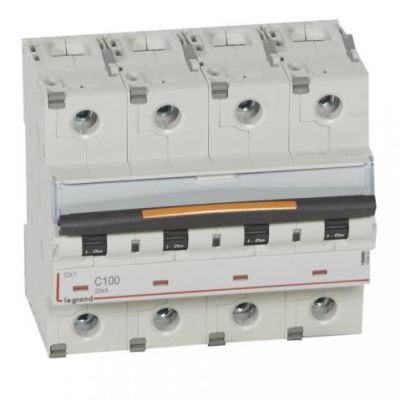 Wyłącznik Nadprądowy S324 C100 4P 100A 25Ka DX3 409802 LEGRAND (409802)