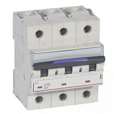 Wyłącznik Nadprądowy S323 C10 3P 10A 50Ka DX3 410160 LEGRAND (410160)