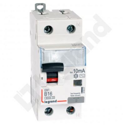 Wyłącznik Różnicowo-Nadprądowy 2P 16A B 0,01A Typ AC P312 DX3 410907 LEGRAND (410907)