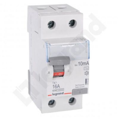Wyłącznik Różnicowoprądowy P 302 2P 16A 10Ma Typ AC TX3 411502 LEGRAND (411502)