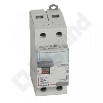 Wyłącznik Różnicowoprądowy P 302 2P 25A 30Ma Typ AC DX3 411504 LEGRAND (411504)