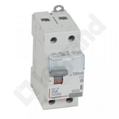Wyłącznik Różnicowoprądowy P 302 2P 25A 100Ma Typ AC DX3 411514 LEGRAND (411514)