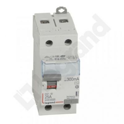 Wyłącznik Różnicowoprądowy P 302 2P 25A 300Ma Typ AC DX3 411524 LEGRAND (411524)