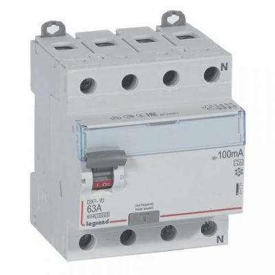 Wyłącznik Różnicowoprądowy P 304 4P 63A 100Ma Typa DX3 411771 LEGRAND (411771)