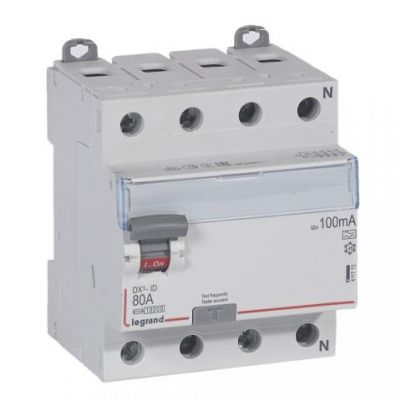 Wyłącznik Różnicowoprądowy P 304 4P 80A 100Ma Typa DX3 411772 LEGRAND (411772)