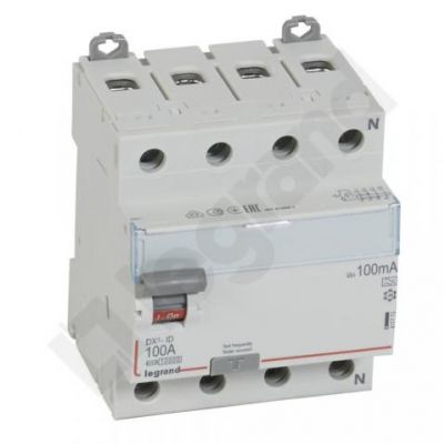 Wyłącznik Różnicowoprądowy P 304 4P 100A 100Ma Typa DX3 411773 LEGRAND (411773)
