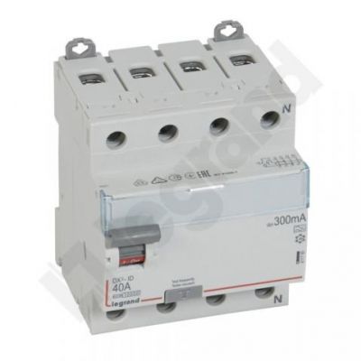 Wyłącznik Różnicowoprądowy P 304 4P 40A 300Ma Typa DX3 411780 LEGRAND (411780)