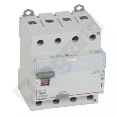 Wyłącznik Różnicowoprądowy P 304 4P 100A 300Ma Typa DX3 411783 LEGRAND (411783)