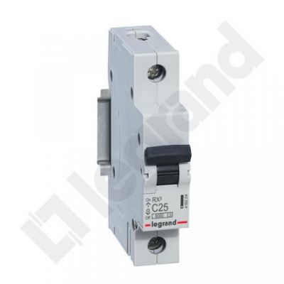 Wyłącznik Nadprądowy 1P C25A 6kA AC S301 RX3 419204 LEGRAND (419204)
