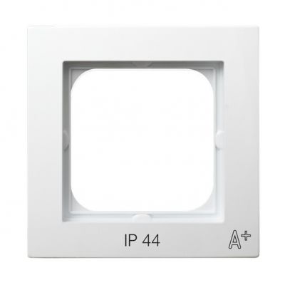 AS ANTYBAKTERYJNY Ramka pojedyncza do łączników IP-44 produkt zawiera szkło fosforanowo-srebrowe - k (RH-1GA/00)