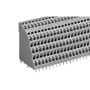 Listwa do płytek drukowanych 4-piętrowa 4x3 biegunowa szara raster 5mm 738-203 /48szt./ WAGO (738-203)