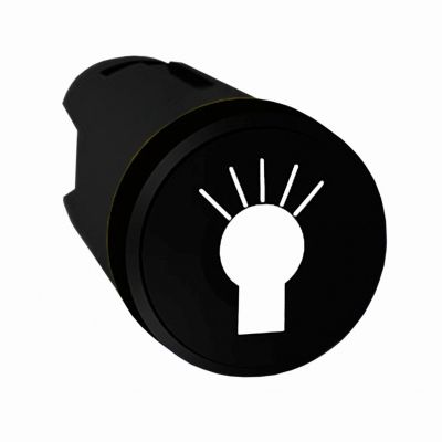 Harmony XB5 Przycisk płaski fi22 czarny samopowrotny lampka okrągły plastikowy ZB5AA253 SCHNEIDER (ZB5AA253)