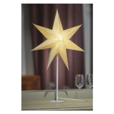 Świąteczna gwiazda papierowa żarówka E14 IP20 67x45cm (DCAZ14)
