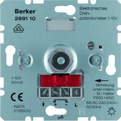 BERKER one.platform Elektroniczny potencjometr obrotowy 1-10V mechanizm 289110 HAGER (289110)