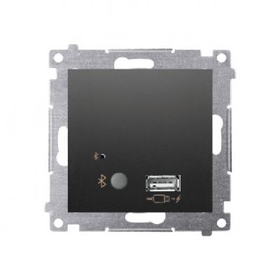 Simon 54 Odbiornik Bluetooth z ładowarką USB czarny D7501385.01/49 (D7501385.01/49)