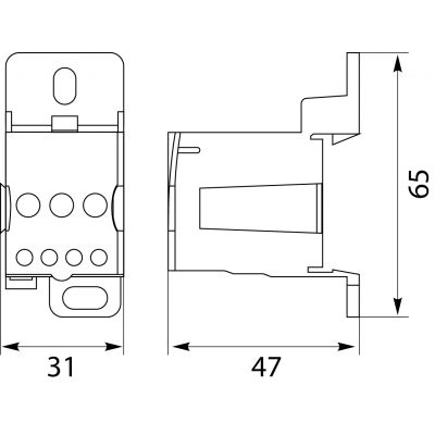 Blok rozdzielczy UKK-80 49.580 OPATÓWEK (49.580)