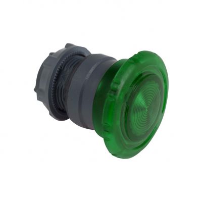 Harmony XB5 Napęd przycisku grzybkowego fi40 zielony odryglowany przez obrót LED plastikowy ZB5AW733 SCHNEIDER (ZB5AW733)