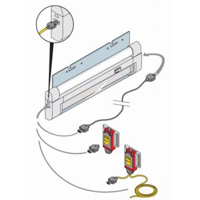 EV1041 Lampa sufitowa 13W 220/240V, W=574mm (EV1041)