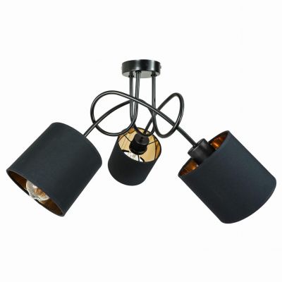 Lampa wisząca VIGO 3P max.3x60W E27 czarna (AD-LD-6355BE27T)