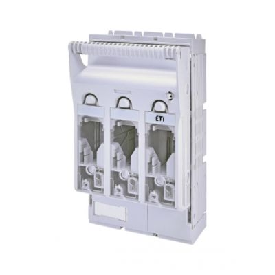 Rozłącznik bezpiecznikowy na szyny prądowe - rozstaw 60mm KVL-B/FT-00 3P  M8-M8 001690920 ETI (001690920)