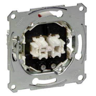 Merten mechanizm łącznika świecznikowego z podświetleniem podtynkowy zaciski bezśrubowe 250V 10A MTN3135-0000 SCHNEIDER (MTN3135-0000)